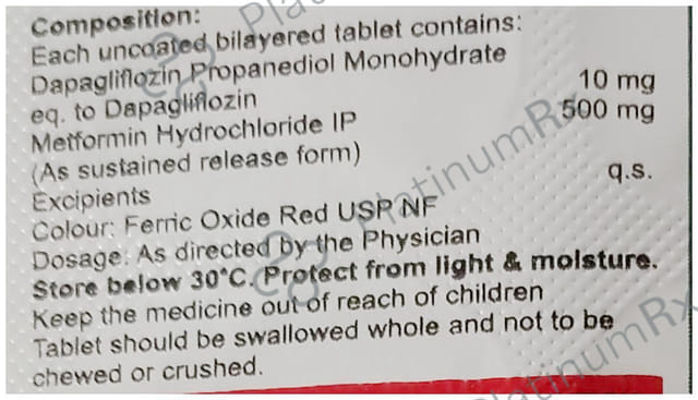 Gliflodap M 10mg/500mg Tablet