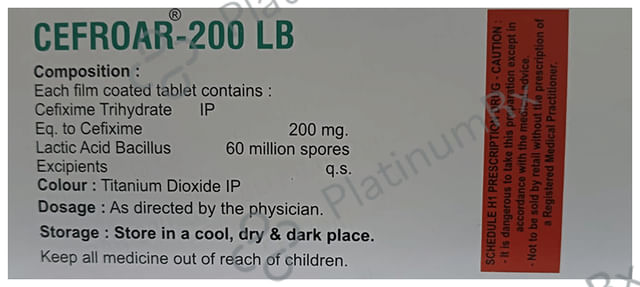 Tablet Cefroar 200 LB