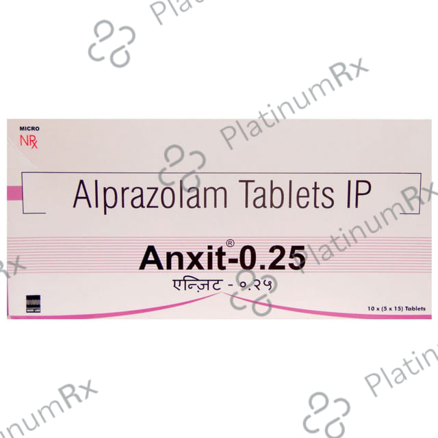 Anxit 0.25mg Tablet 15s