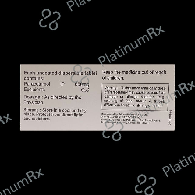 Admol 650 Tablet DT