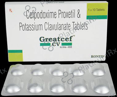 Greatcef CV 200/125mg Tablet 10s