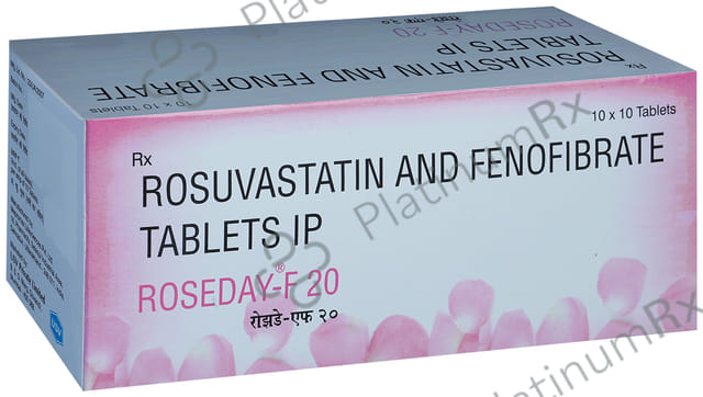 Roseday F 160/20mg Tablet 10s