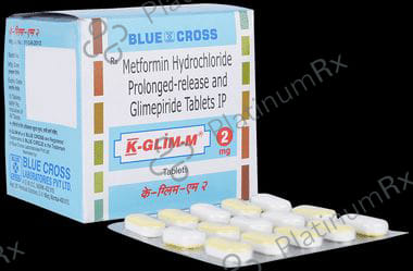 K Glim M 2/500mg Tablet PR 15s