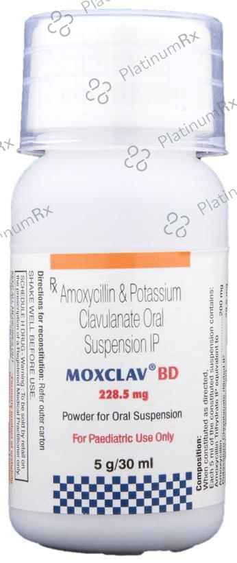 Moxclav BD 228.5mg Powder for Oral Suspension 30ml