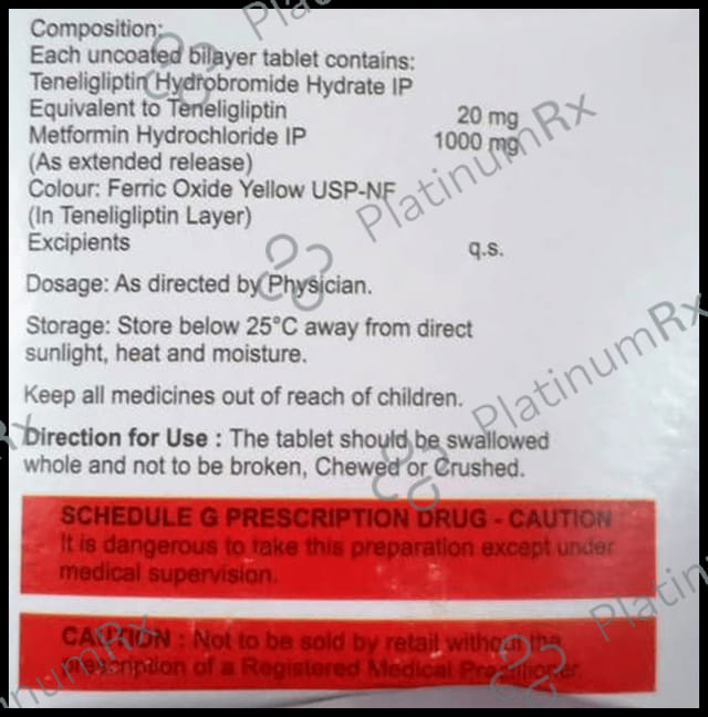 Teny M 1000 Tablet ER