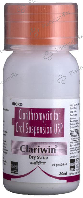 Clariwin 125mg Dry Syrup 30ml