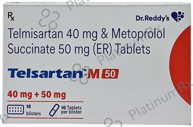 Telsartan M 40/50mg Tablet 10s