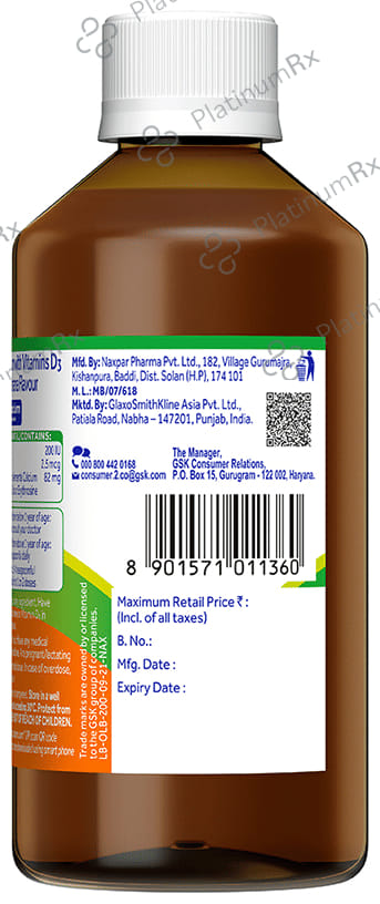 Ostocalcium B12 Banana Flavour Syrup 200ml