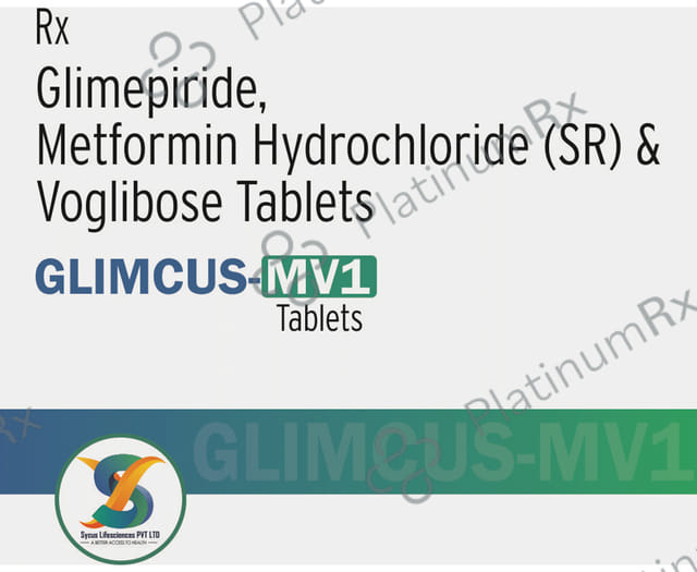 Glimcus MV 1/500/0.2mg Tablet SR 10s