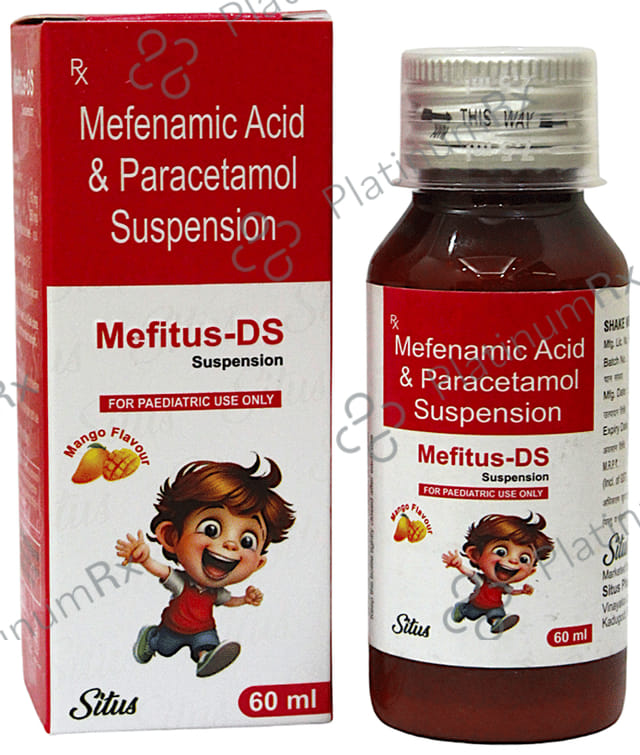 Mefitus 100/250mg DS Oral Suspension Mango 60ml