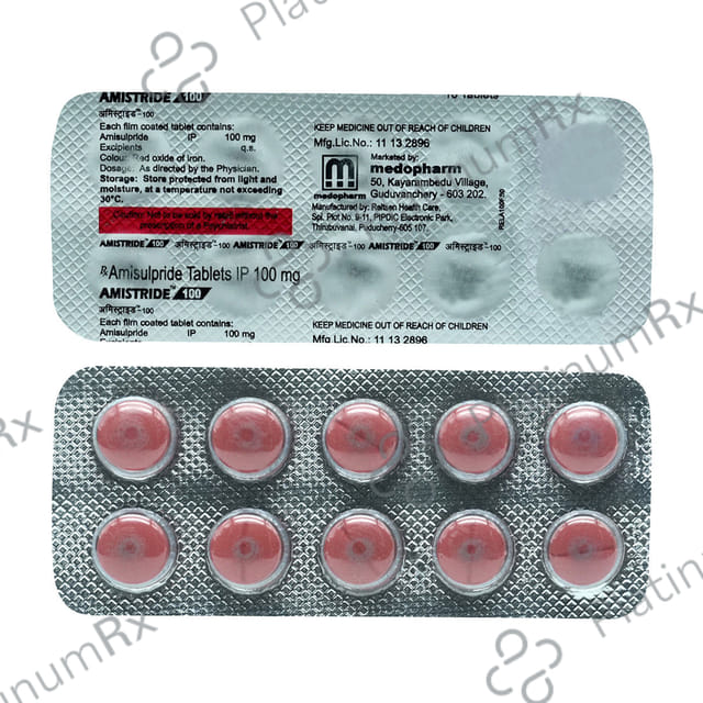 Amistride 100mg Tablet 10s