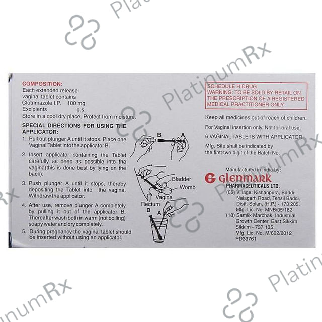 Candid V6 100mg Tablet ER 6s