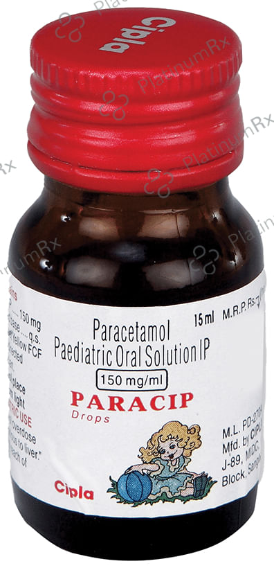 Paracip 150mg Drops 15ml