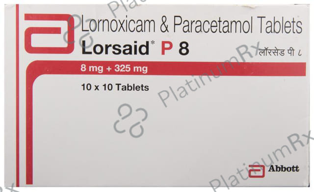 Lorsaid P 8/325mg Tablet 10s