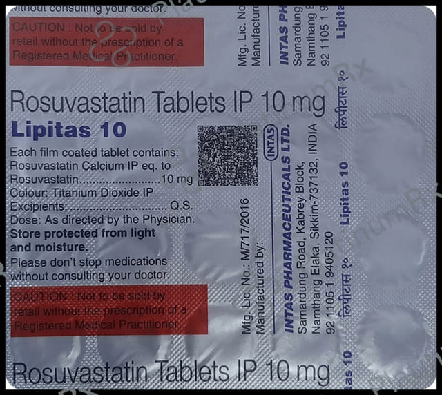Lipitas 10mg Tablet 20s