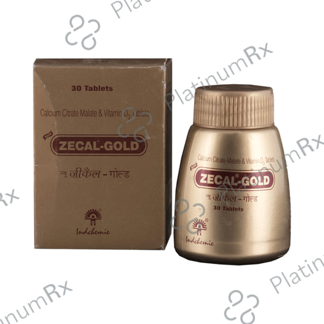 New Zecal Gold 250mg/0.25mcg Tablet 30s