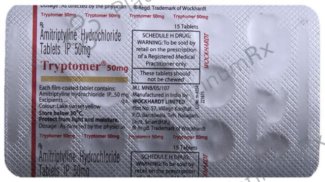 Tryptomer 50mg Tablet 15s