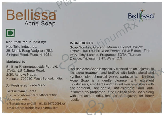 Bellissa Acne Soap 75gm