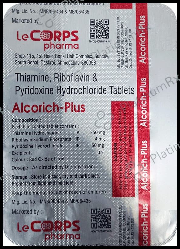 Alcorich Plus Tablet 10s