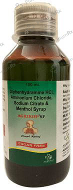 Agrikof SF Syrup 100ml