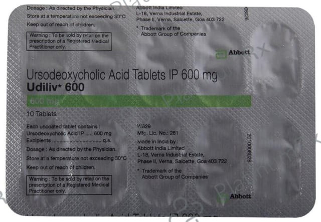 Udiliv 600mg Tablet 10s