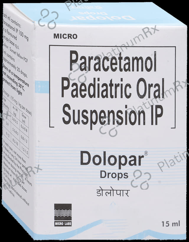 Dolopar 100mg Drops 15ml