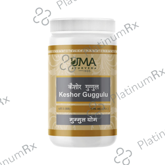 Uma Ayurveda Keshor Guggul Tablet 80 tablets