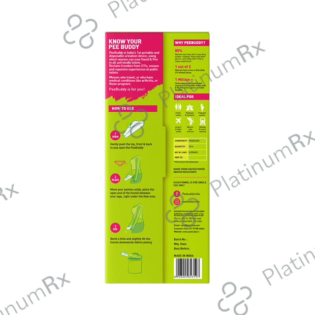 PeeBuddy Disposal Urinary Device for Female 40 units