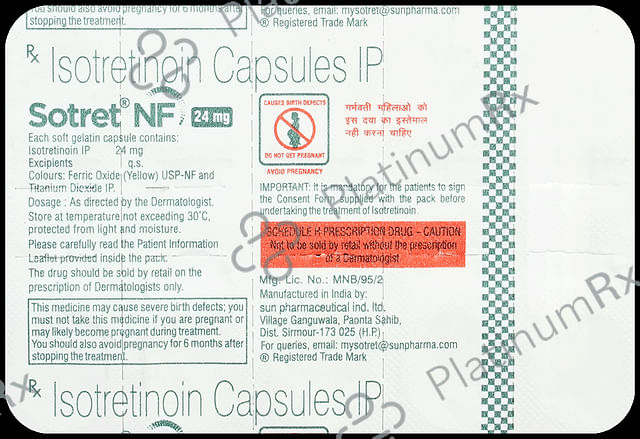 Sotret NF 24mg Capsule 10s
