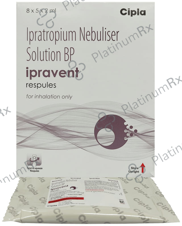 Ipravent 500mcg Respules 5X2ml
