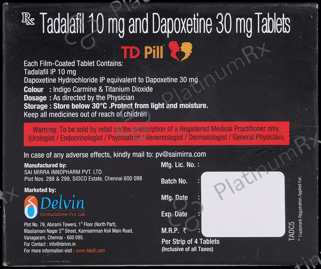 TD Pill Tablet 4s