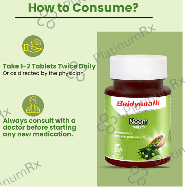 Baidyanath Neem Tablet 60s