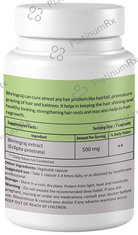 Zinnia Wellness Bhringraj Extract Veggie Capsule
