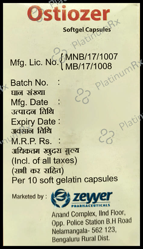 Ostiozer Softgel Capsule