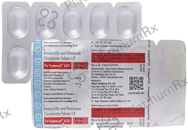 Cosymoxyl 500/125mg Tablet 10s
