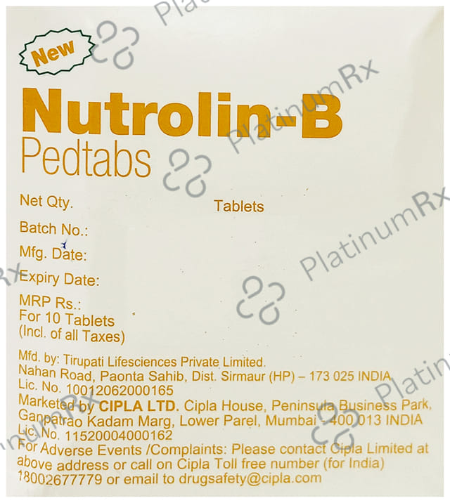 Nutrolin B Paediatric Tablet 10s