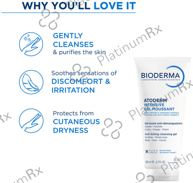Bioderma Atoderm Intensive Moussant Face 200ml