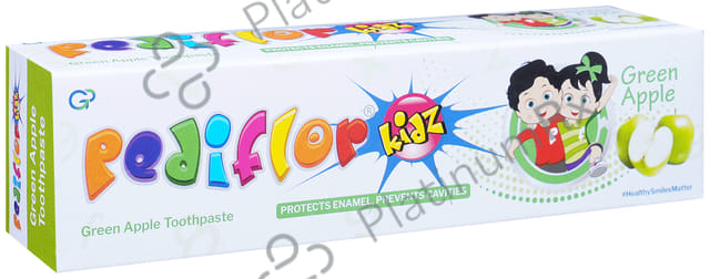 Pediflor Kidz Green Apple Flavour Toothpaste 70gm