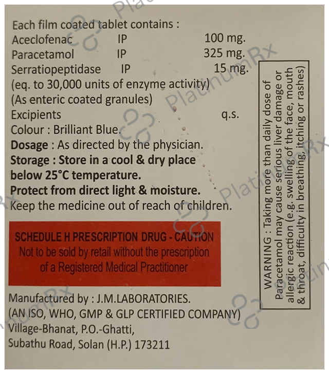 Actofenal PS Tablet 10s