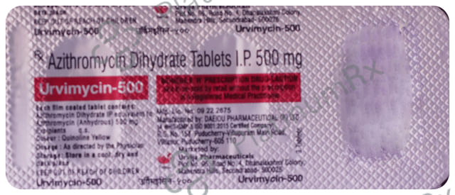 Urvimycin 500 Tablet
