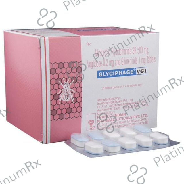 Glyciphage VG 1mg Tablet SR 10s