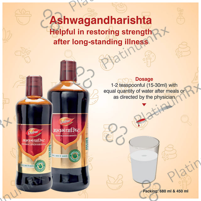 Dabur Ashwagandharishta Liquid 450 ml