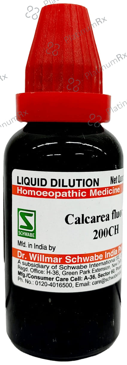 Dr Willmar Schwabe India Calcarea Fluorica Dilution 200 CH