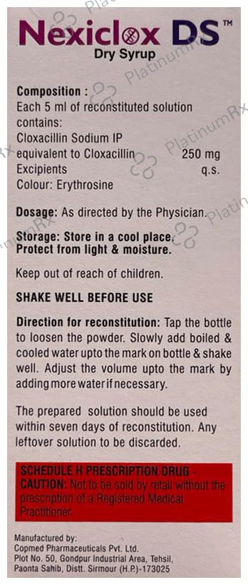Nexiclox 250mg Dry Syrup