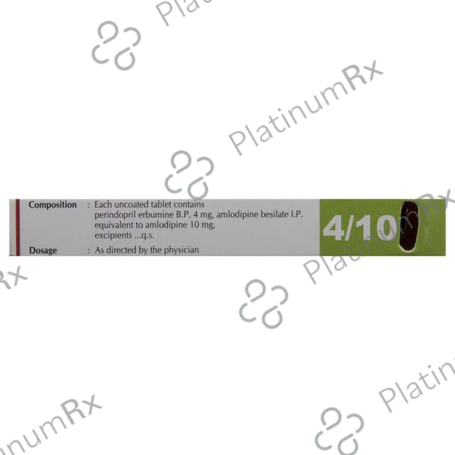 Coversyl AM 4/10mg Tablet 10s