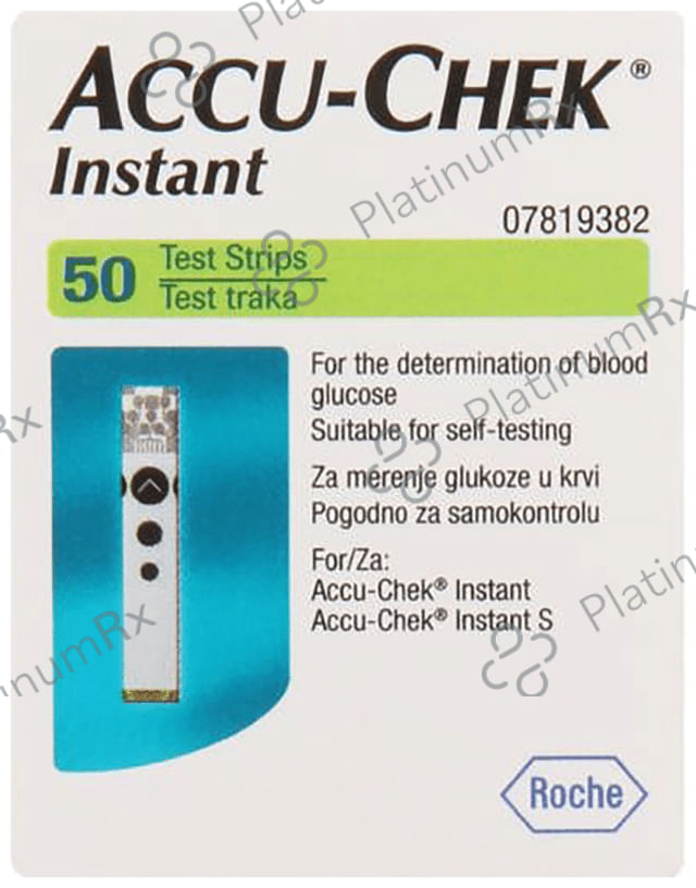 Accu Chek Instant Test Strip (Only Strip) 50s