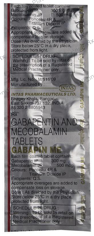 Gabapin ME Tablet 10 Tablet