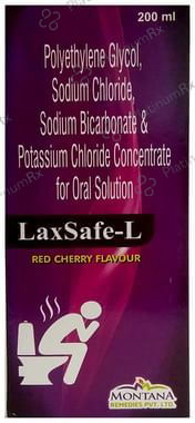 Laxsafe-L Oral Solution Red Cherry 200 Oral Solution