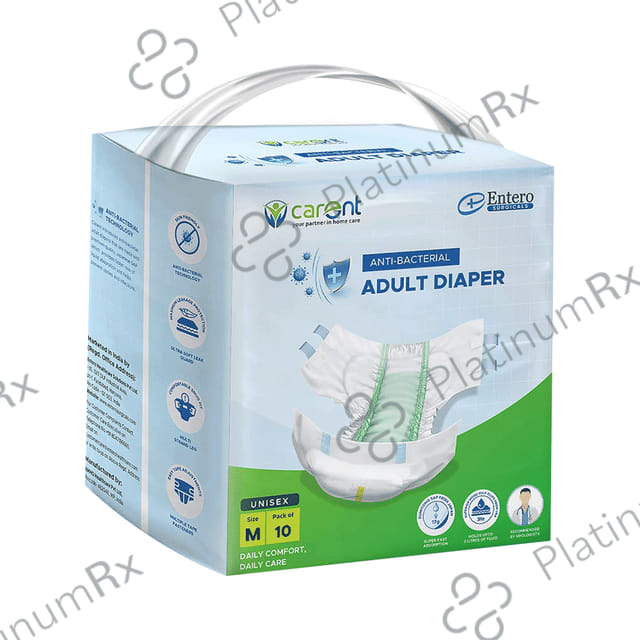 Carent Anti Bacterial Adult Diaper Medium 10s