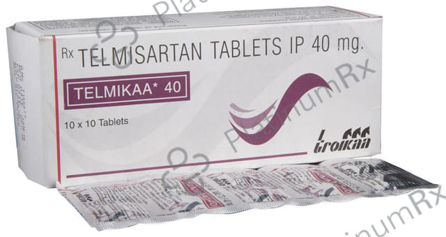 Telmikaa 40mg Tablet 10s